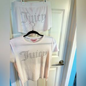 SOLD Juicy Couture Rhinestone Shirt Set NWT